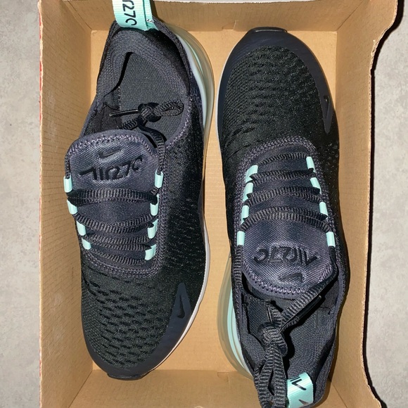 Women’s Nike Air Max 270 Teal Black - Picture 2 of 3